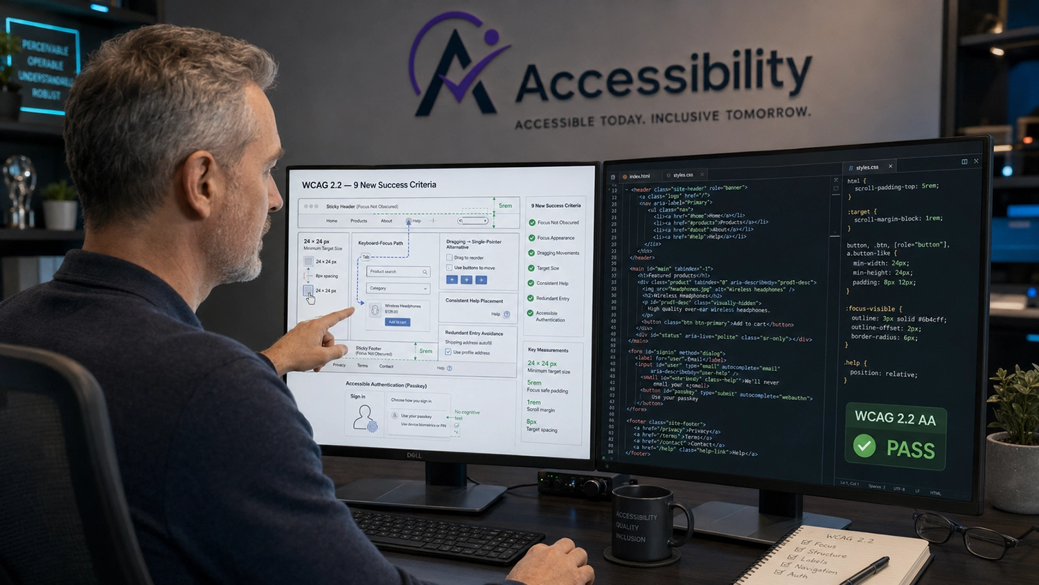What is WCAG 2.2? Complete Breakdown of the 9 New Success Criteria